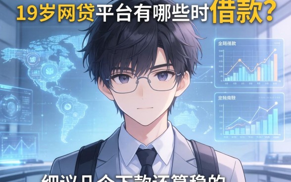 19岁网贷平台有哪些可以借款的？细数几个下款还算稳的