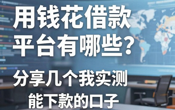 用钱花借款平台有哪些？分享几个我实测能下款的口子