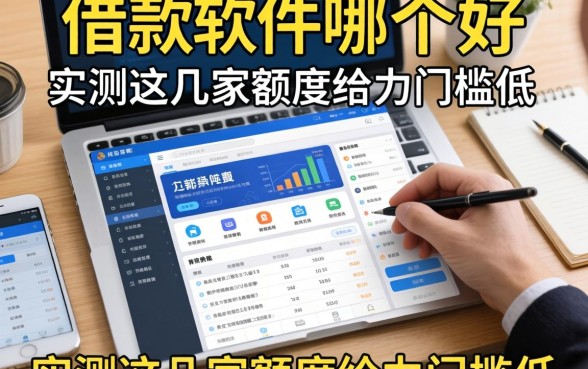整理大型的借款软件哪个好,实测这几家额度给力门槛低