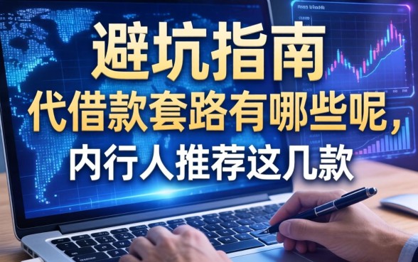 避坑指南:代借款的套路有哪些呢,内行人推荐这几款
