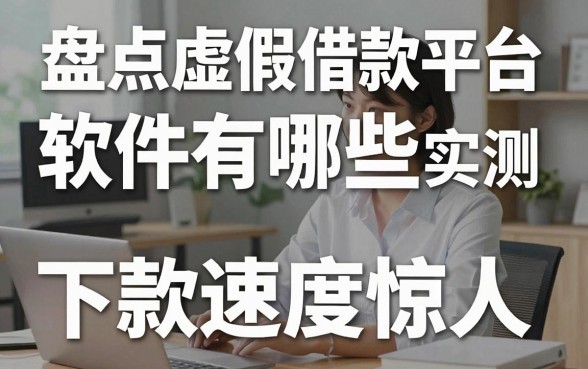 盘点虚假借款平台软件有哪些，实测这几款下款速度惊人