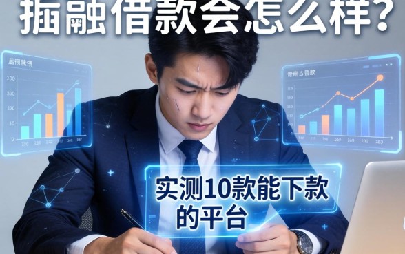 一个人拼命借款会怎么样？实测10款能下款的平台