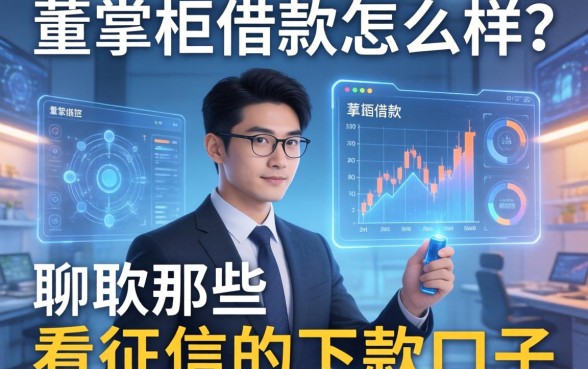董掌柜借款怎么样?聊聊那些不看征信的下款口子