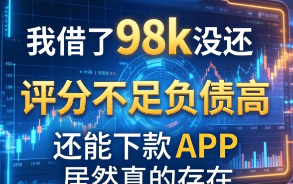 我借了98k没还，评分不足负债高还能下款的app居然真的存在