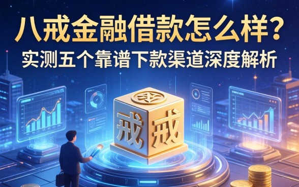 八戒金融借款怎么样？实测五个靠谱下款渠道深度解析