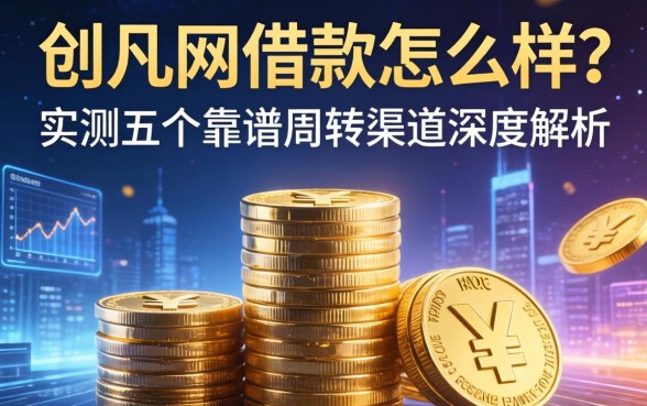 创凡网借款怎么样？实测五个靠谱周转渠道深度解析