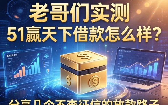 老哥们实测：51赢天下借款怎么样？分享几个不查征信的放款路子