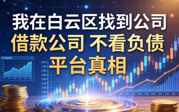 我在白云区找到的借款公司和不看负债的平台真相