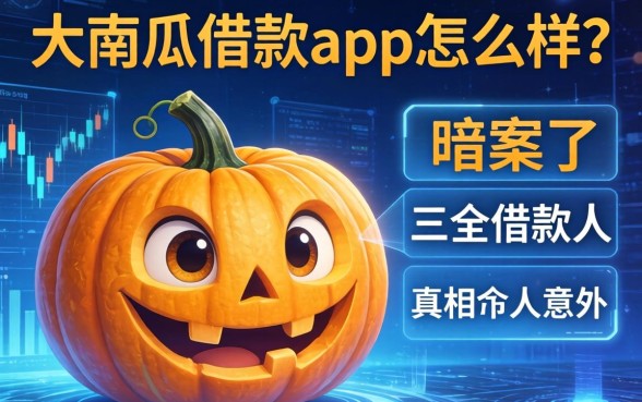 大南瓜借款app怎么样？我暗访了三个借款人，真相令人意外