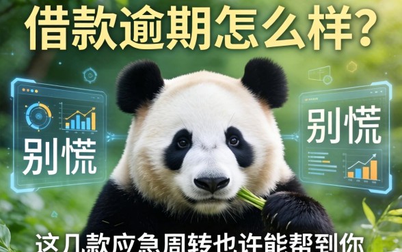 熊猫借款逾期怎么样？别慌，这几款应急周转也许能帮到你