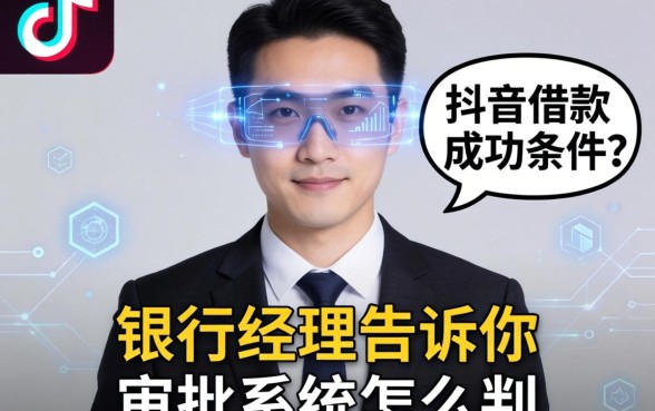 抖音借款成功的条件有哪些？银行经理告诉你审批系统怎么判