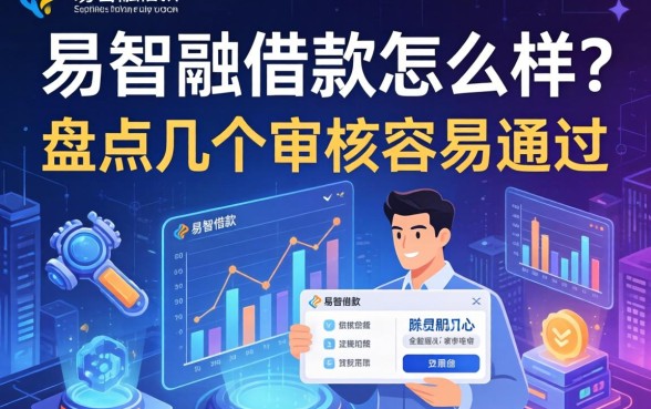 易智融借款怎么样?盘点几个审核容易通过的平台
