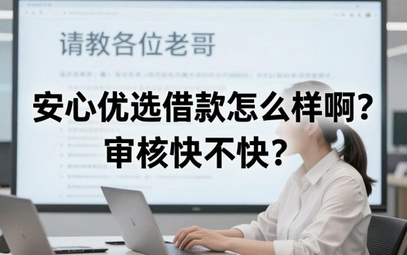请教各位老哥，安心优选借款怎么样啊？审核快不快？