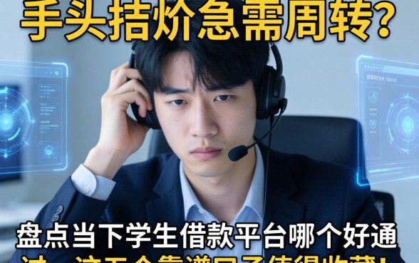 手头拮据急需周转？盘点当下学生借款平台哪个好通过，这五个靠谱口子值得收藏！