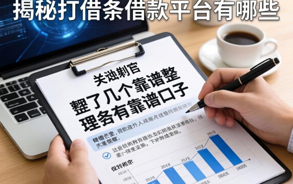揭秘打借条借款的平台有哪些,整理了几个靠谱的口子