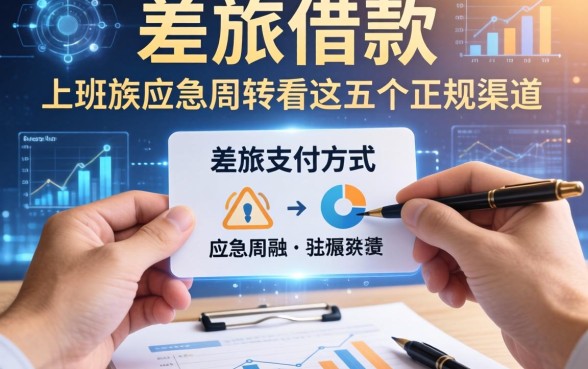 差旅借款的支付方式有哪些，上班族应急周转看这五个正规渠道
