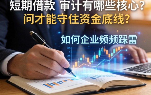 短期借款的审计有哪些核心环节?为何企业频频踩雷,如何才能守住资金底线?