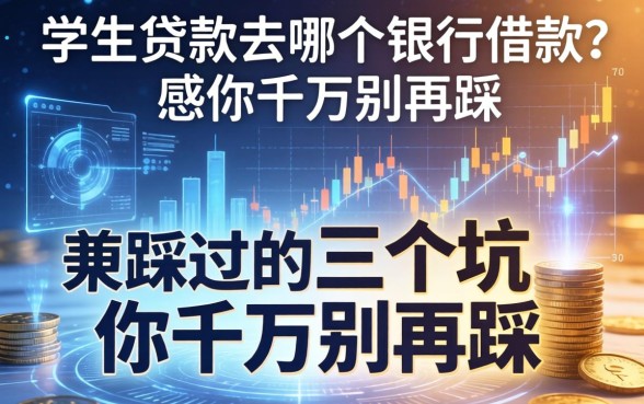 学生贷款去哪个银行借款？我踩过的三个坑你千万别再踩