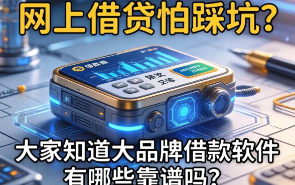 网上借钱怕踩坑,大家知道大品牌借款软件有哪些靠谱的吗?