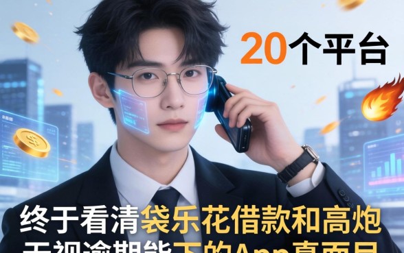 我翻了20个平台,终于看清袋乐花借款和高炮无视逾期能下的app真面目