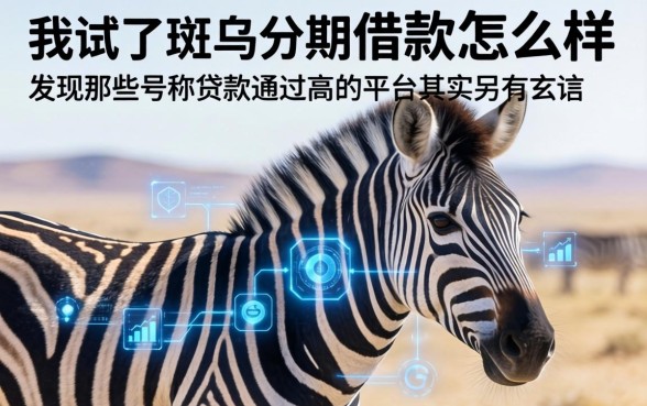我试了斑马分期借款怎么样，发现那些号称贷款通过高的平台其实另有玄机