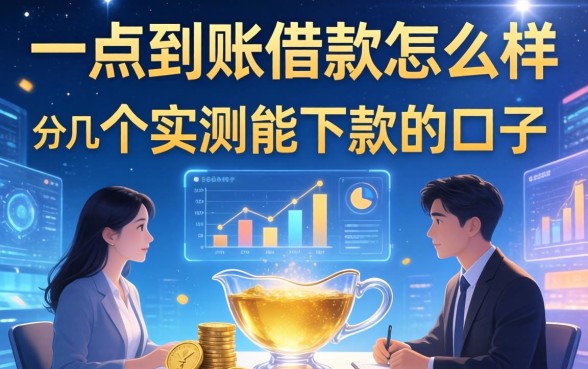一点到账借款怎么样，分享几个实测能下款的口子