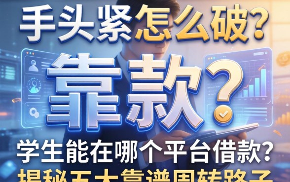 手头紧怎么破？学生能在哪个平台借款？揭秘五大靠谱周转路子