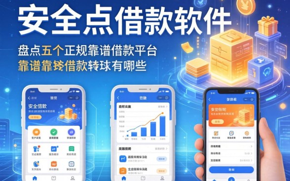 安全点的借款软件有哪些？盘点五个正规靠谱的借款平台