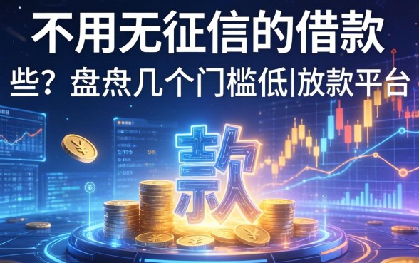 不用看征信的借款有哪些？盘点几个门槛低的放款平台