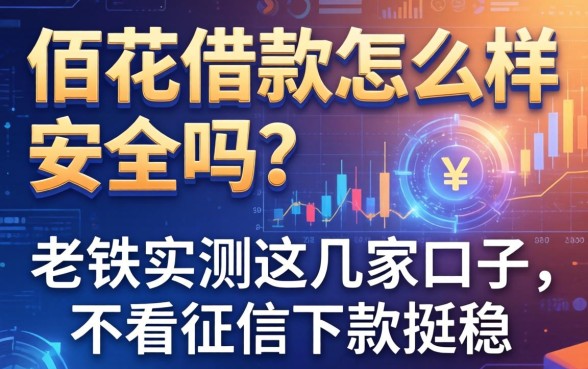 佰花借款怎么样安全吗？老铁实测这几家口子，不看征信下款挺稳