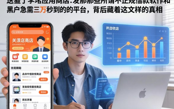 我翻遍了手机应用商店，发现那些所谓不正规借款软件和黑户急需三万秒到的的平台，背后藏着这样的真相