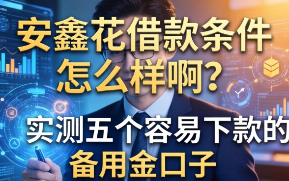 安鑫花借款条件怎么样啊?实测五个容易下款的备用金口子