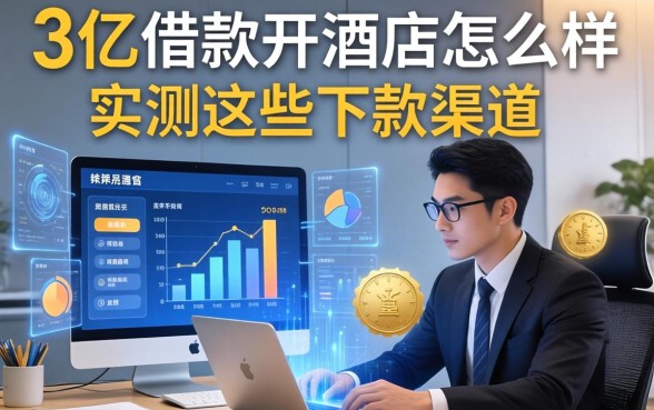 探讨3亿借款开酒店怎么样，实测这些下款渠道