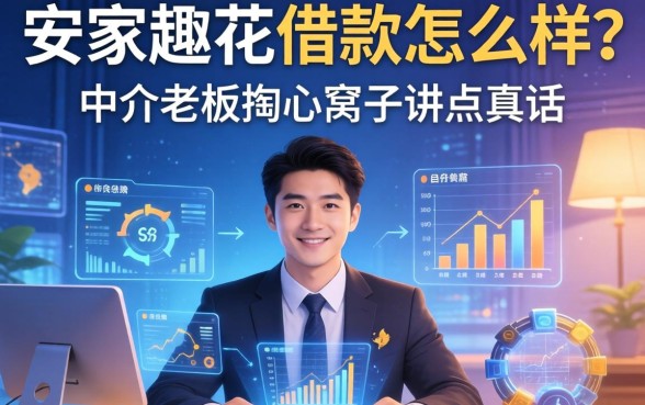 安家趣花借款怎么样？中介老板掏心窝子讲点真话