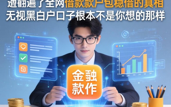 我翻遍了全网借款软件，发现包稳借的真相和无视黑白户口子根本不是你想的那样