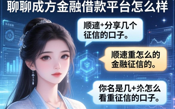 聊聊成方金融借款平台怎么样，顺便分享几个不怎么看重征信的口子