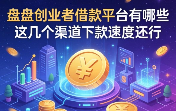 盘点创业者借款平台有哪些,这几个渠道下款速度还行