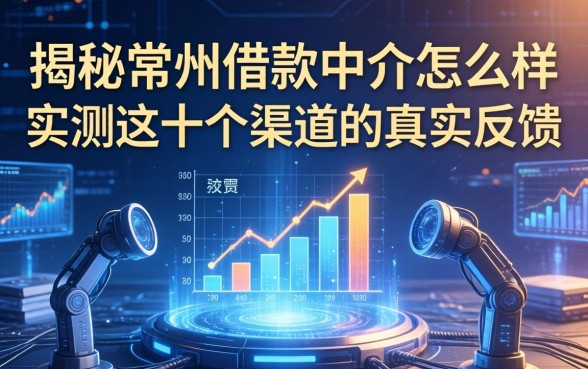 揭秘常州借款中介怎么样：实测这十个渠道的真实反馈