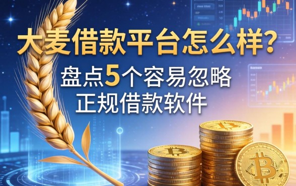 大麦借款平台怎么样？盘点5个容易忽略的正规借款软件