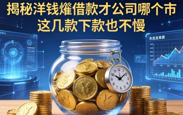 揭秘洋钱罐借款公司在哪个市，这几款下款也不慢