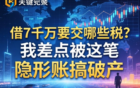 借7千万要交哪些税？我差点被这笔隐形账搞破产