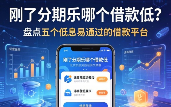 除了分期乐哪个借款低?盘点五个低息易通过的借款平台
