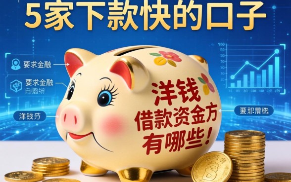 洋钱罐借款资金方有哪些？我整理了这5家下款快的口子