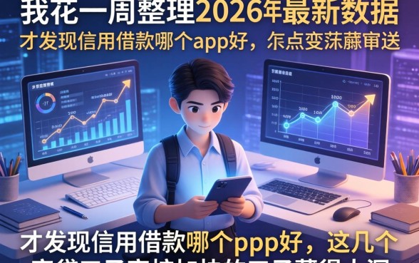 我花了一周整理2026年最新数据，才发现信用借款哪个app好，这几个审贷口子审核加快的口子藏得太深
