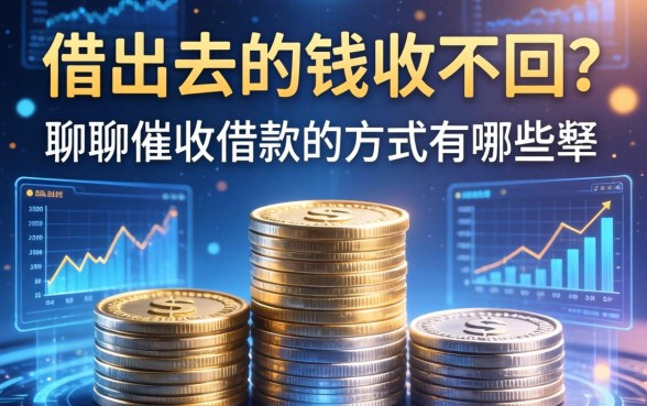 借出去的钱收不回？聊聊催收借款的方式有哪些呢
