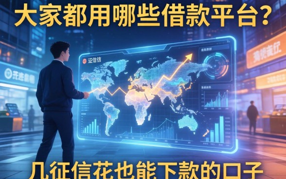 大家都用哪些借款平台？分享几个征信花也能下款的口子