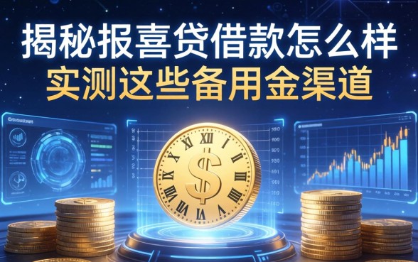 揭秘报喜贷借款怎么样，实测这些备用金渠道