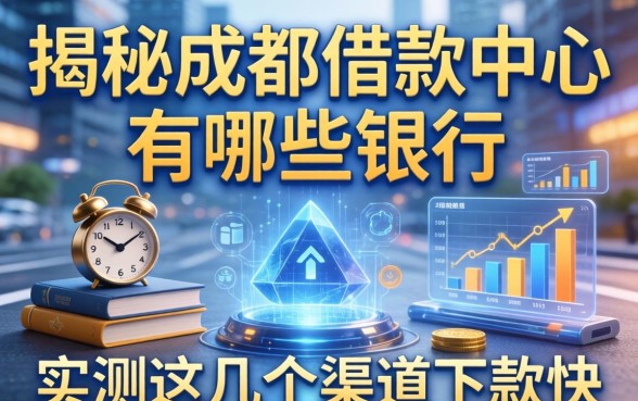 揭秘成都借款中心有哪些银行，实测这几个渠道下款快