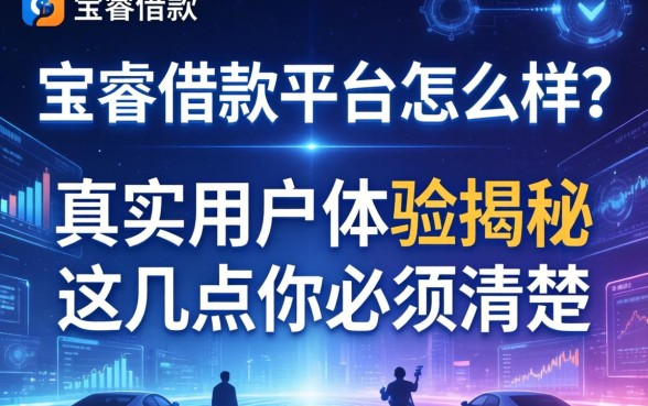 宝睿借款平台怎么样？真实用户体验揭秘，这几点你必须清楚