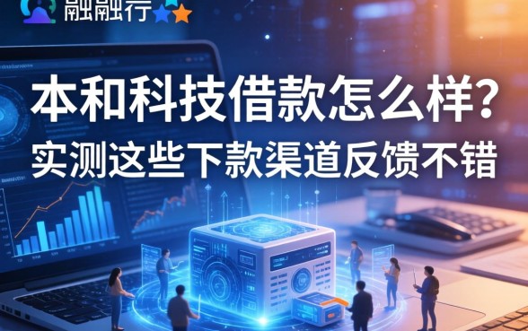 本和科技借款怎么样？实测这些下款渠道反馈不错